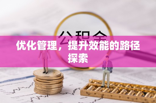高平优化管理，提升效能的路径探索